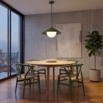 Mono D30 lampa wisząca 1xE14 zielona oliwka 1881/1S