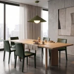 Mono D40 lampa wisząca 1xE14 zielona oliwka 1881/1M