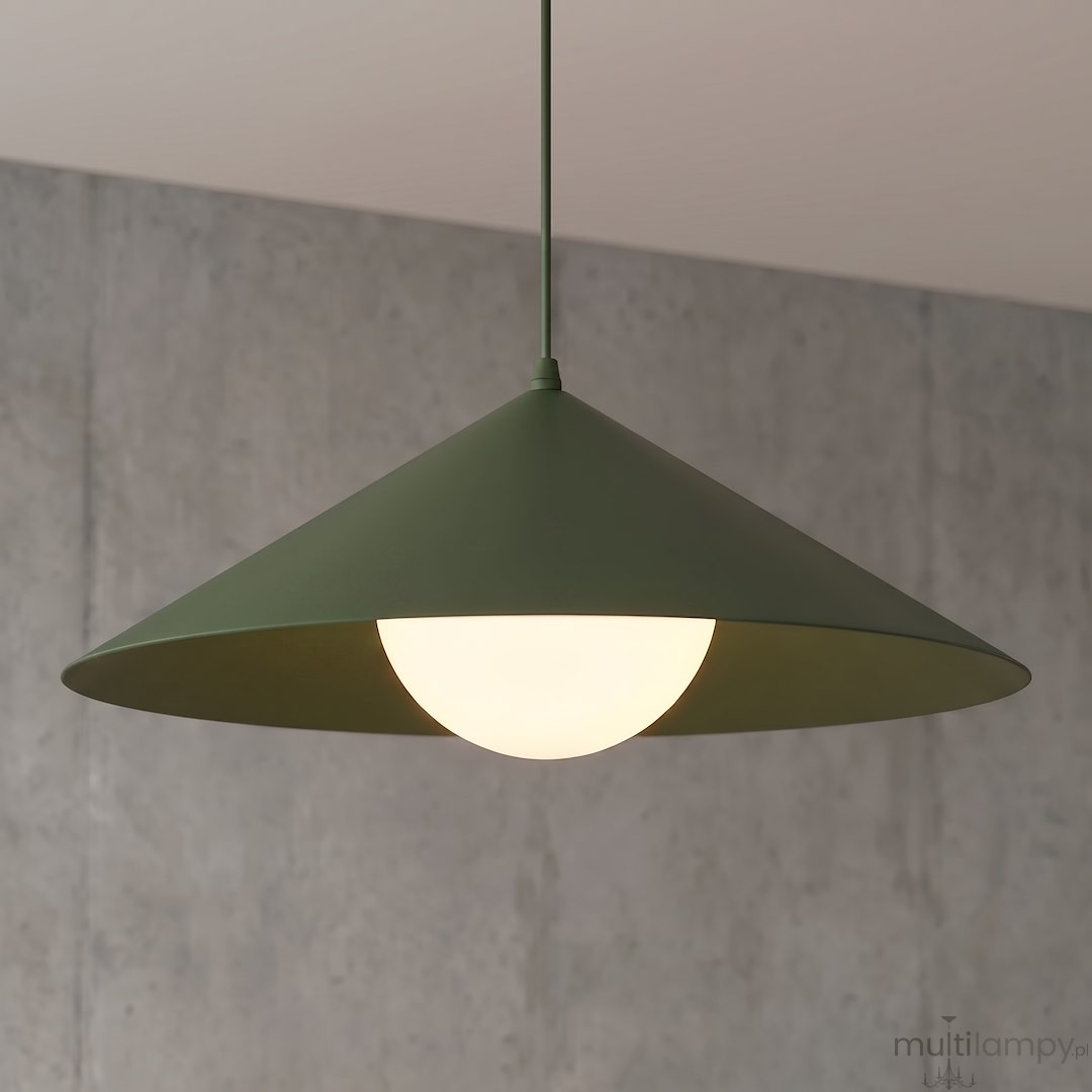 Mono D40 lampa wisząca 1xE14 zielona oliwka 1881/1M