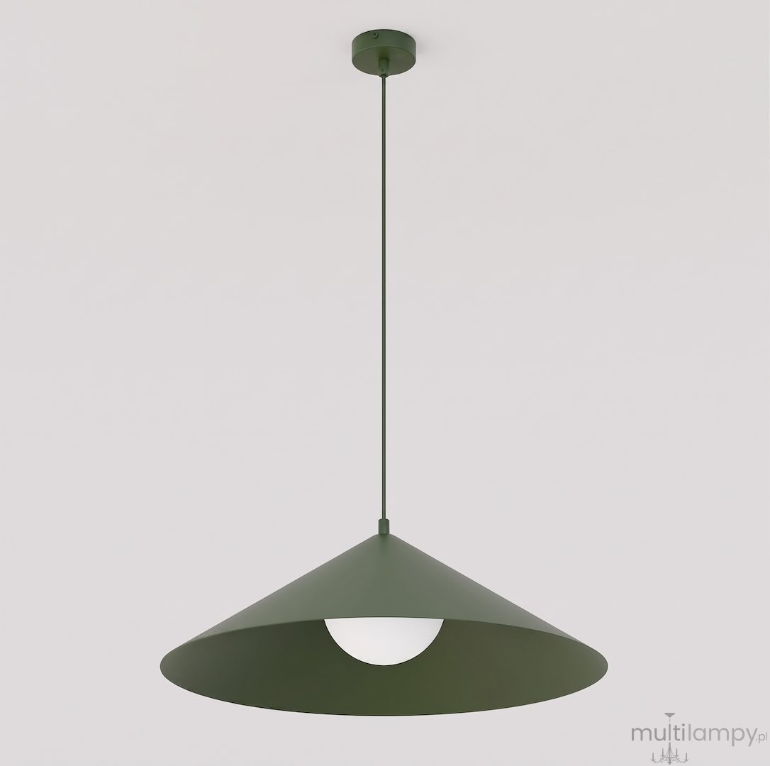 Mono D50 lampa wisząca 1xE14 zielona oliwka 1881/1L