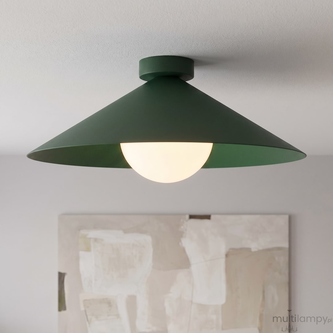 Mono D40 lampa sufitowa 1xE14 zielona oliwka 1880/1M