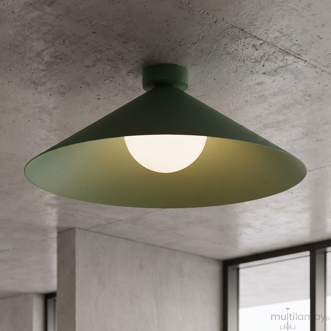 Mono D50 lampa sufitowa 1xE14 zielona oliwka 1880/1L