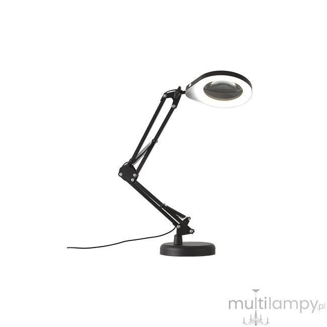 Lena Lupa lampka biurkowa LED 10W CCT z podstawą i uchwytem do stołu czarna