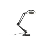 Lena Lupa lampka biurkowa LED 10W CCT z podstawą i uchwytem do stołu czarna
