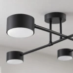 Komi lampa sufitowa 4xGX53 czarna
