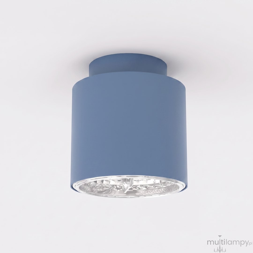 Nano lampa sufitowa 1xGU10 AR111 niebieska 1884/1