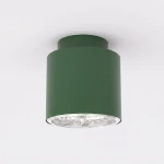Nano lampa sufitowa 1xGU10 AR111 zielona oliwka 1885/1