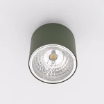 Nano lampa sufitowa 1xGU10 AR111 zielona oliwka 1885/1