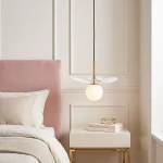 Chic-1 lampa wisząca G9 złota biała ST-DL-2969P1