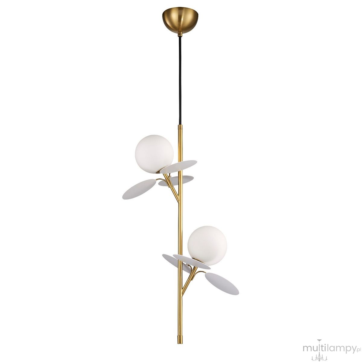 Chic-2 lampa wisząca 2xG9 złota biała ST-DL-2969P2