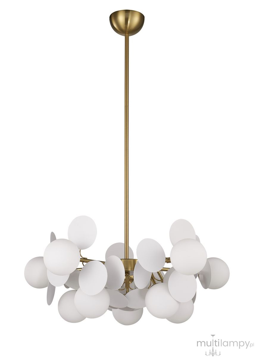 Chic-5 lampa wisząca 10xG9 złota biała ST-DL-2969P-5