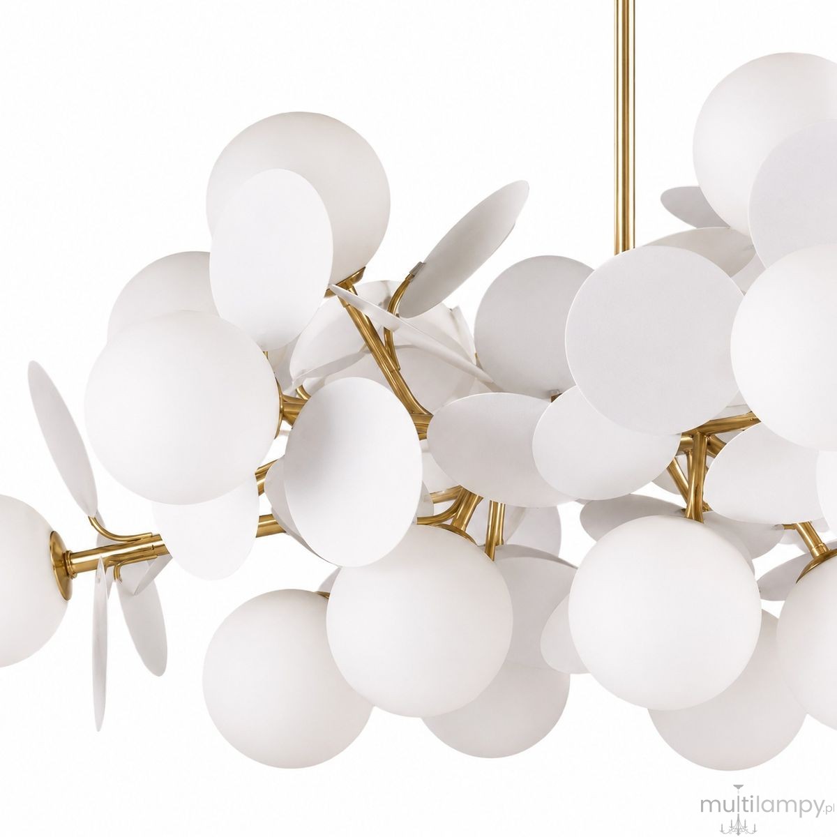 Chic-5 lampa wisząca 10xG9 złota biała ST-DL-2969P-5