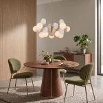 Chic-5 lampa wisząca 10xG9 złota biała ST-DL-2969P-5