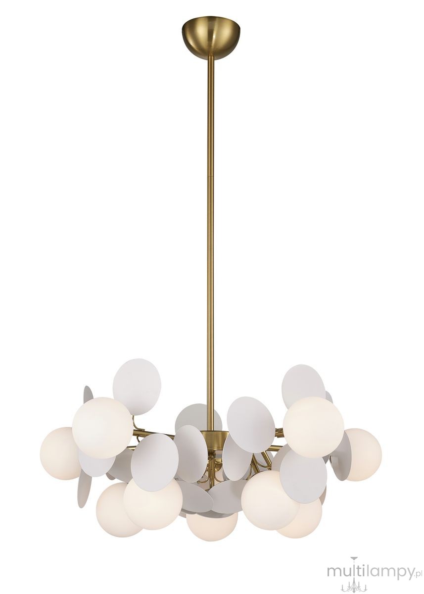 Chic-5 lampa wisząca 10xG9 złota biała ST-DL-2969P-5