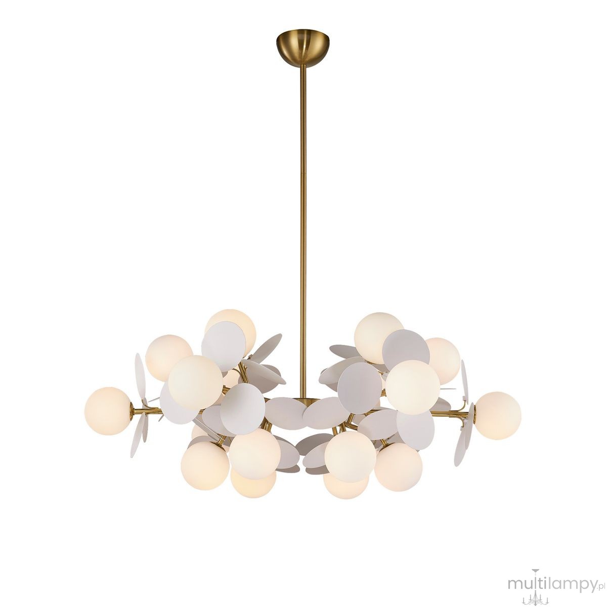 Chic-6 lampa wisząca 18xG9 złota biała ST-DL-2969P-6