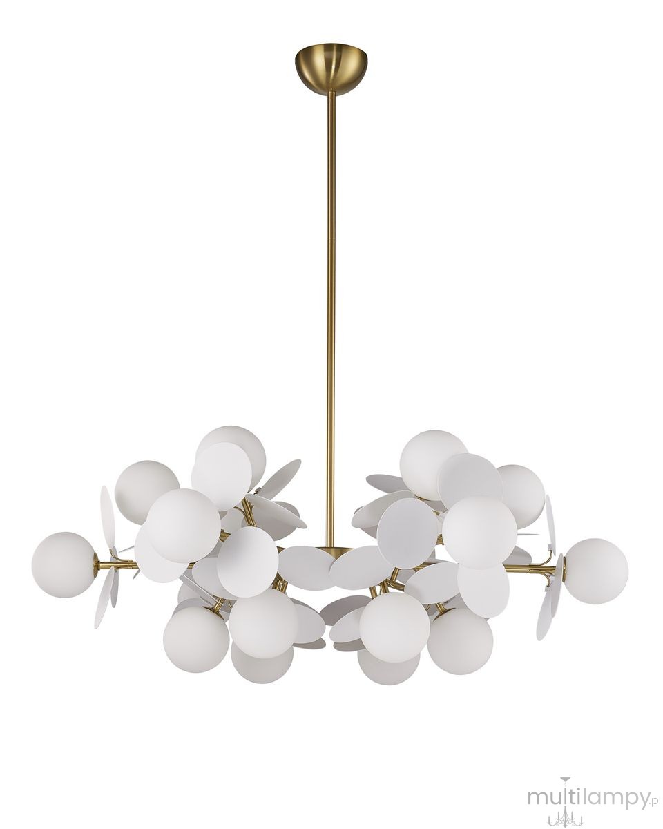 Chic-6 lampa wisząca 18xG9 złota biała ST-DL-2969P-6