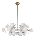 Chic-6 lampa wisząca 18xG9 złota biała ST-DL-2969P-6