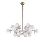 Chic-6 lampa wisząca 18xG9 złota biała ST-DL-2969P-6