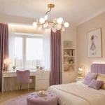 Chic-9 lampa wisząca 9xG9 złota biała ST-DL-2969P-9