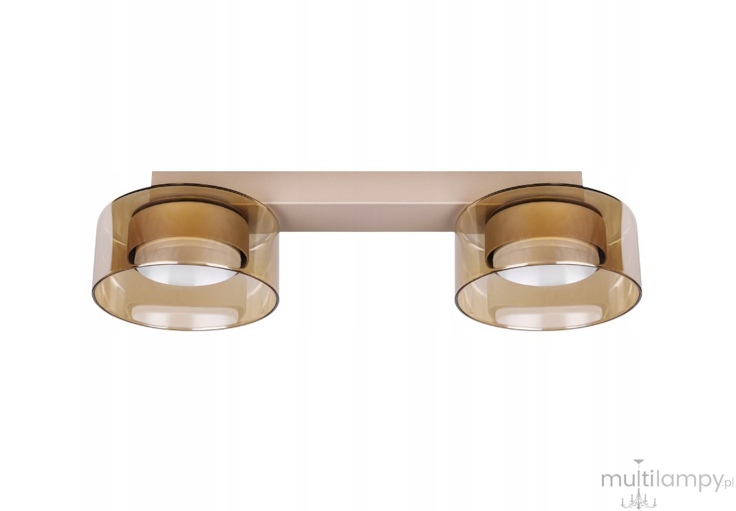 Glossy lampa sufitowa 2xGX53 beżowa