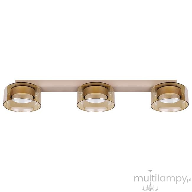 Glossy lampa sufitowa 3xGX53 beżowa