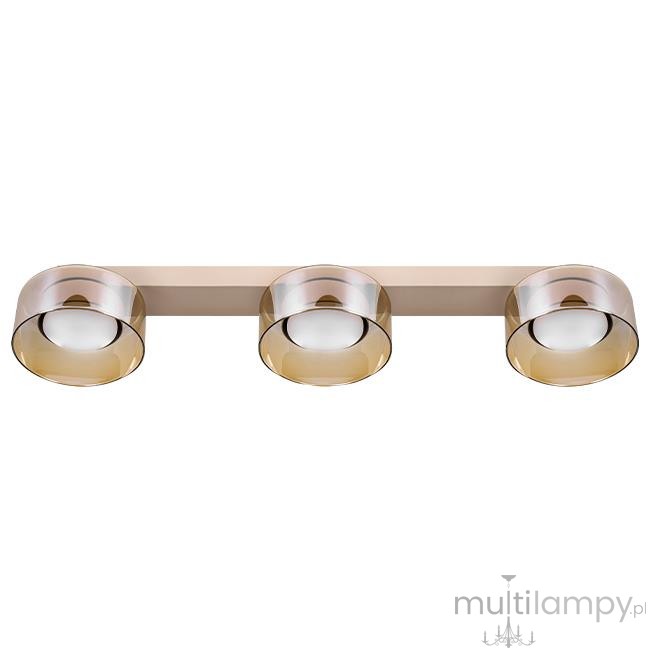 Glossy lampa sufitowa 3xGX53 beżowa