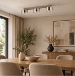 Glossy lampa sufitowa 3xGX53 beżowa
