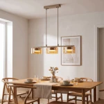 Glossy lampa wisząca 3xGX53 beżowa