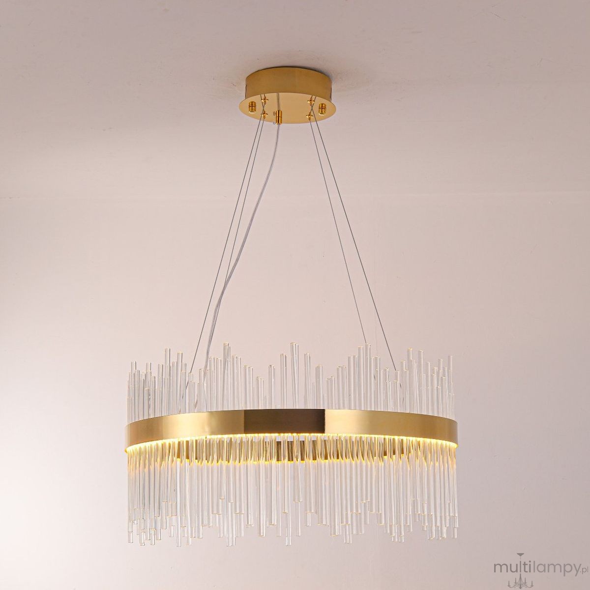 Hestia D60 lampa wisząca LED 35W złota ST-4999-60 mirror gold