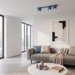 Nano lampa sufitowa 3xGU10 AR111 niebieska 1884/3