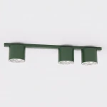Nano lampa sufitowa 3xGU10 AR111 zielona oliwka 1885/3