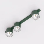 Nano lampa sufitowa 3xGU10 AR111 zielona oliwka 1885/3