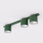 Nano lampa sufitowa 3xGU10 AR111 zielona oliwka 1885/3