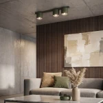 Nano lampa sufitowa 3xGU10 AR111 zielona oliwka 1885/3