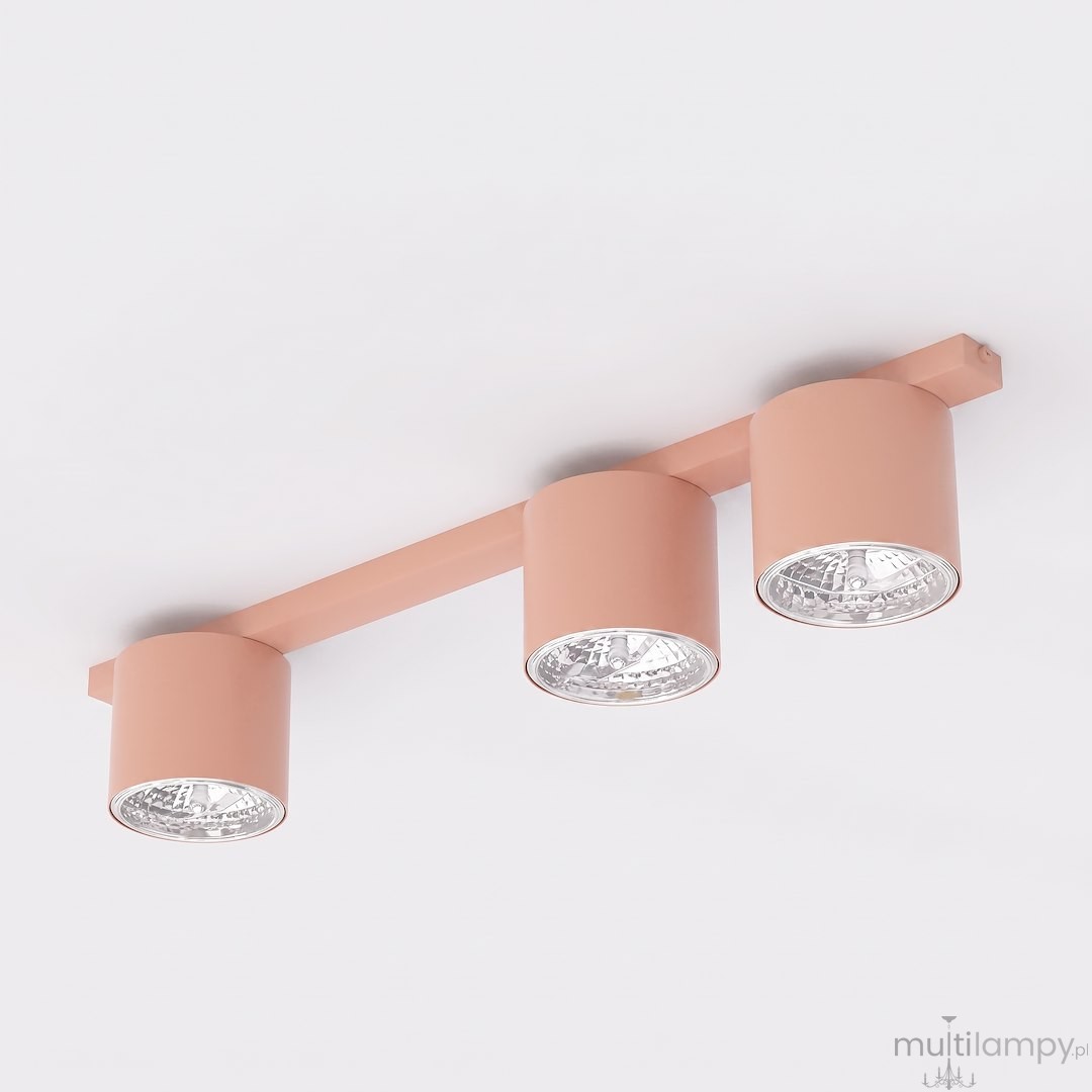 Nano lampa sufitowa 3xGU10 AR111 koral 1886/3