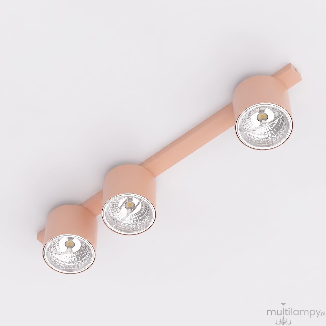 Nano lampa sufitowa 3xGU10 AR111 koral 1886/3