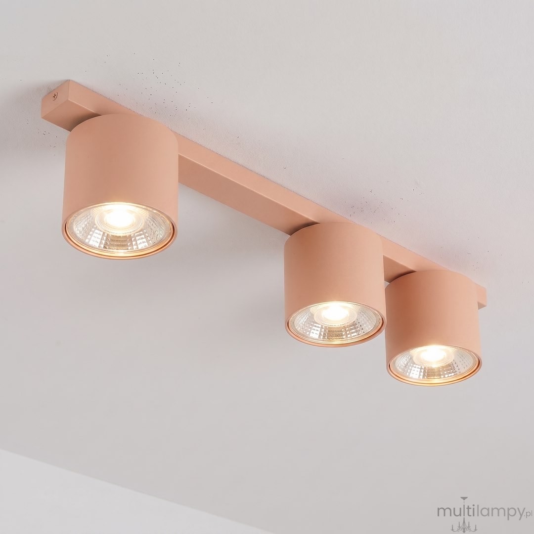 Nano lampa sufitowa 3xGU10 AR111 koral 1886/3