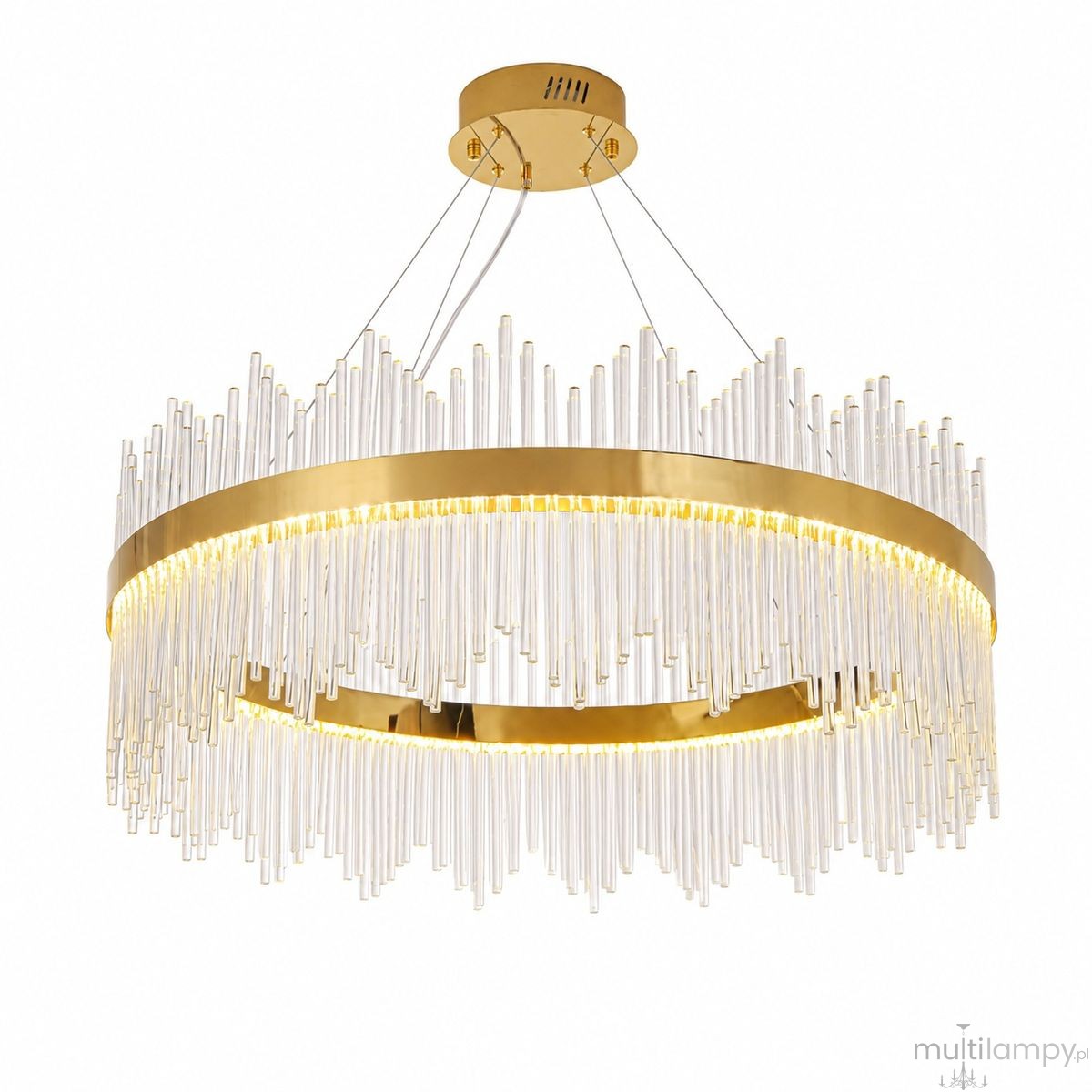 Hestia D80 lampa wisząca LED 45W złota ST-4999-80 mirror gold