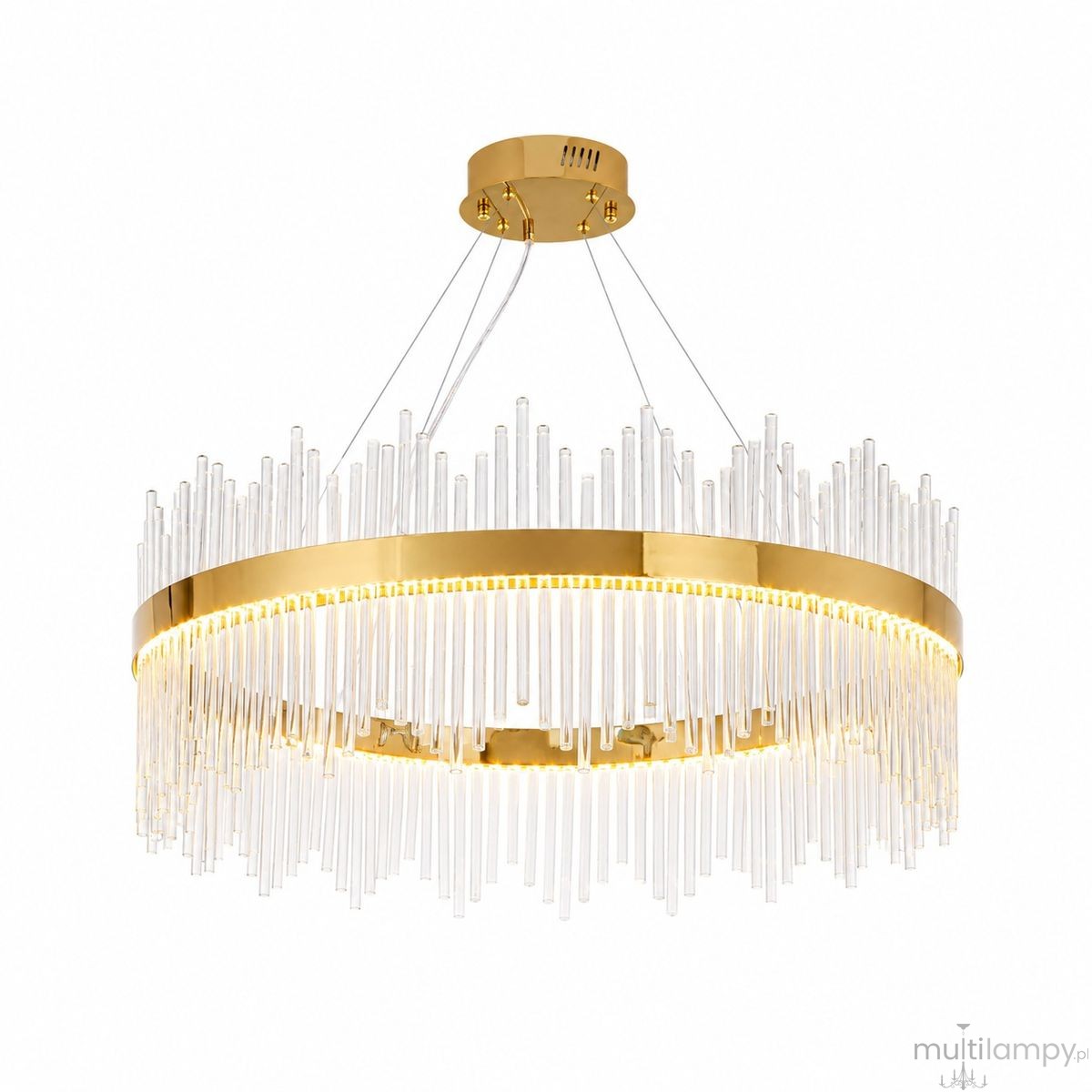 Hestia D80 lampa wisząca LED 45W złota ST-4999-80 mirror gold