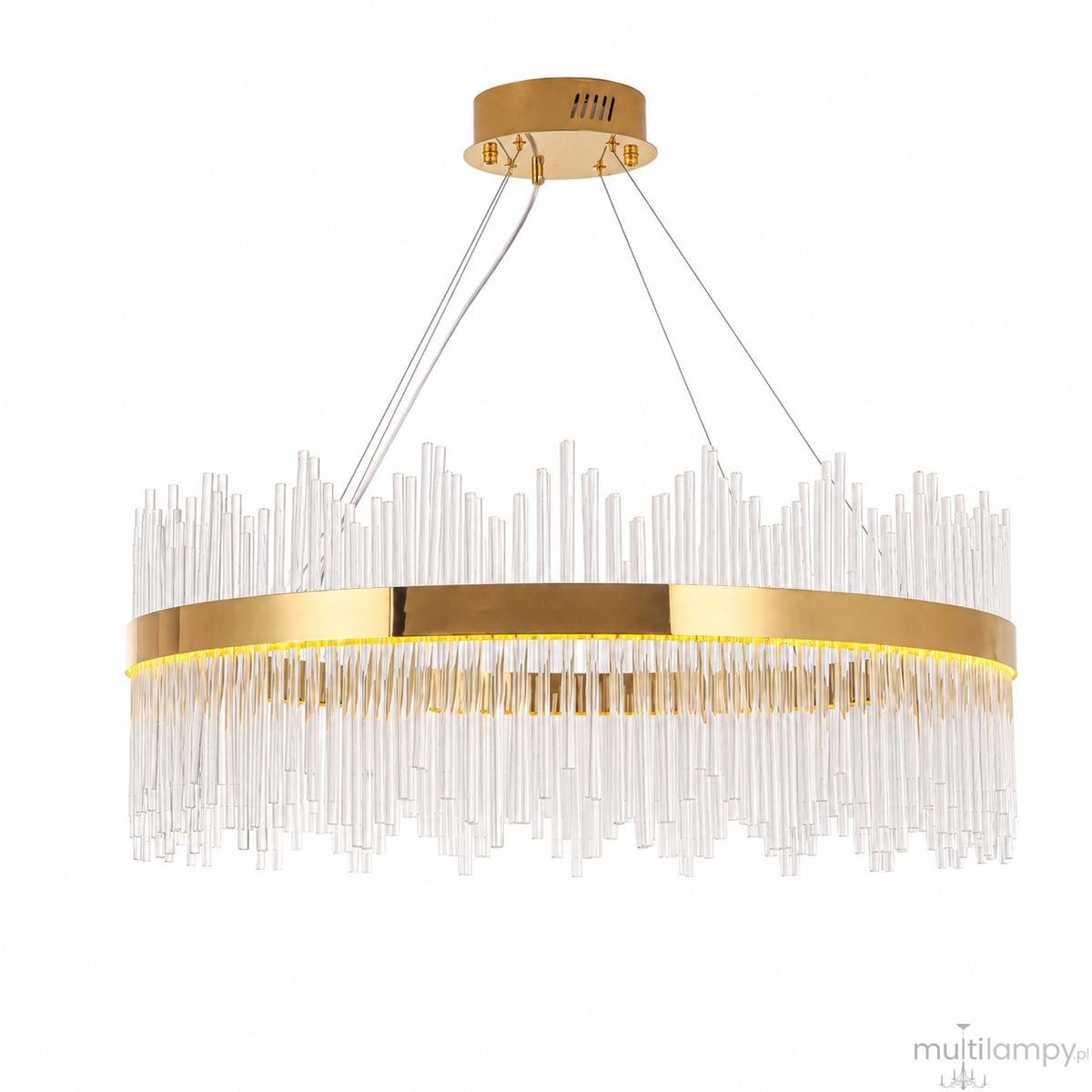 Hestia D80 lampa wisząca LED 45W złota ST-4999-80 mirror gold