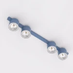 Nano lampa sufitowa 4xGU10 AR111 niebieska 1884/4