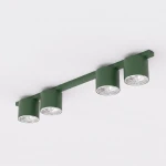 Nano lampa sufitowa 4xGU10 AR111 zielona oliwka 1885/4