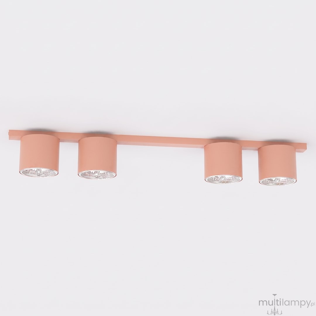 Nano lampa sufitowa 4xGU10 AR111 koral 1886/4