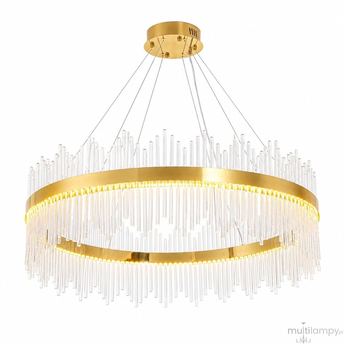 Hestia D100 lampa wisząca LED 60W złota ST-4999-100 mirror gold
