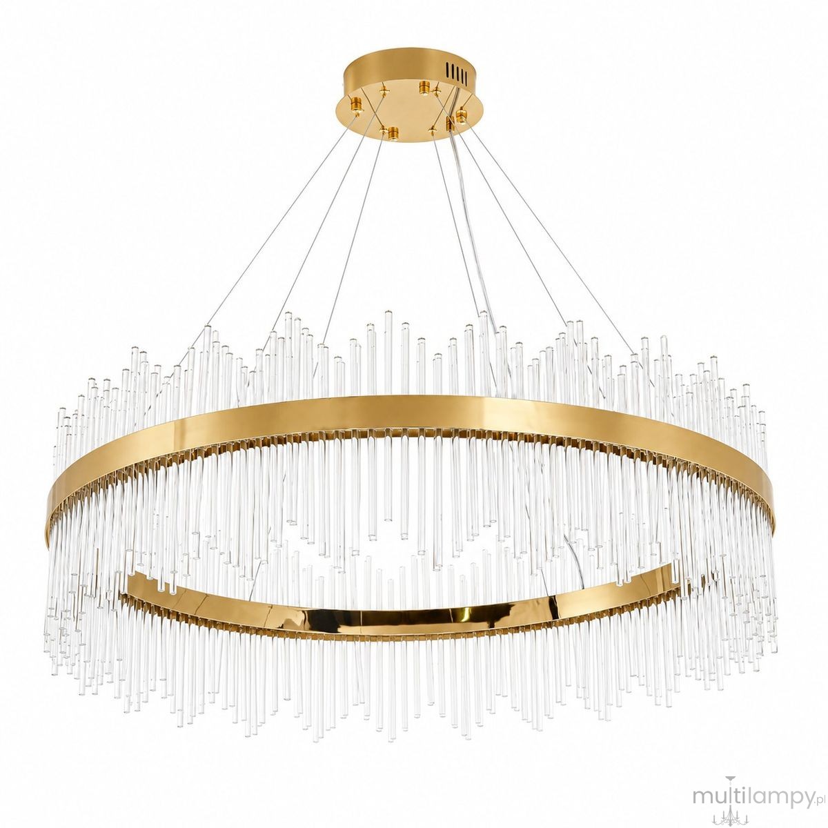 Hestia D100 lampa wisząca LED 60W złota ST-4999-100 mirror gold