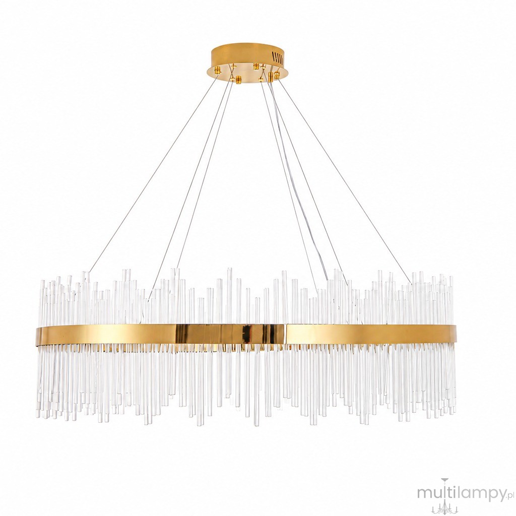 Hestia D100 lampa wisząca LED 60W złota ST-4999-100 mirror gold