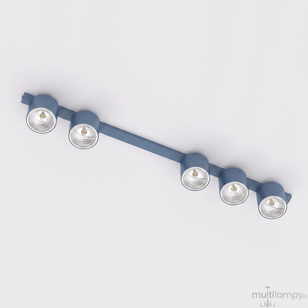 Nano lampa sufitowa 5xGU10 AR111 niebieska 1884/5