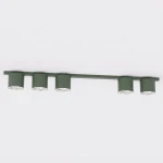 Nano lampa sufitowa 5xGU10 AR111 zielona oliwka 1885/5