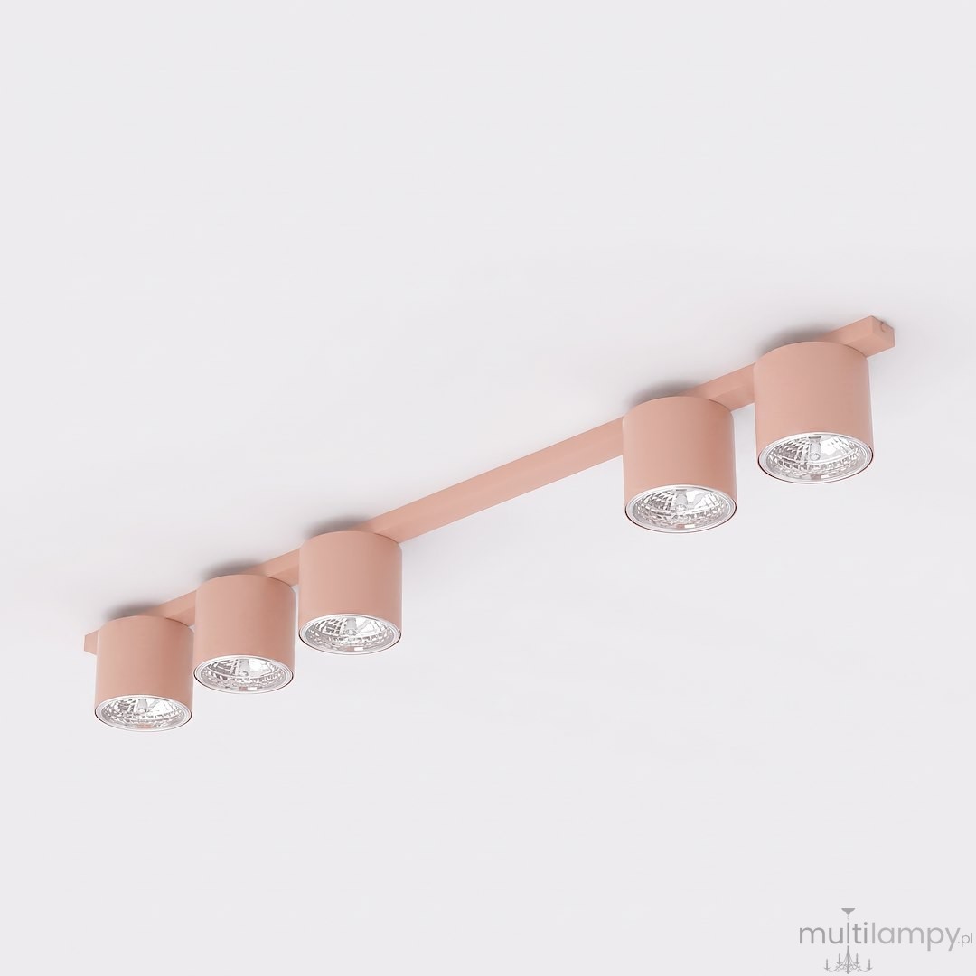 Nano lampa sufitowa 5xGU10 AR111 koral 1886/5