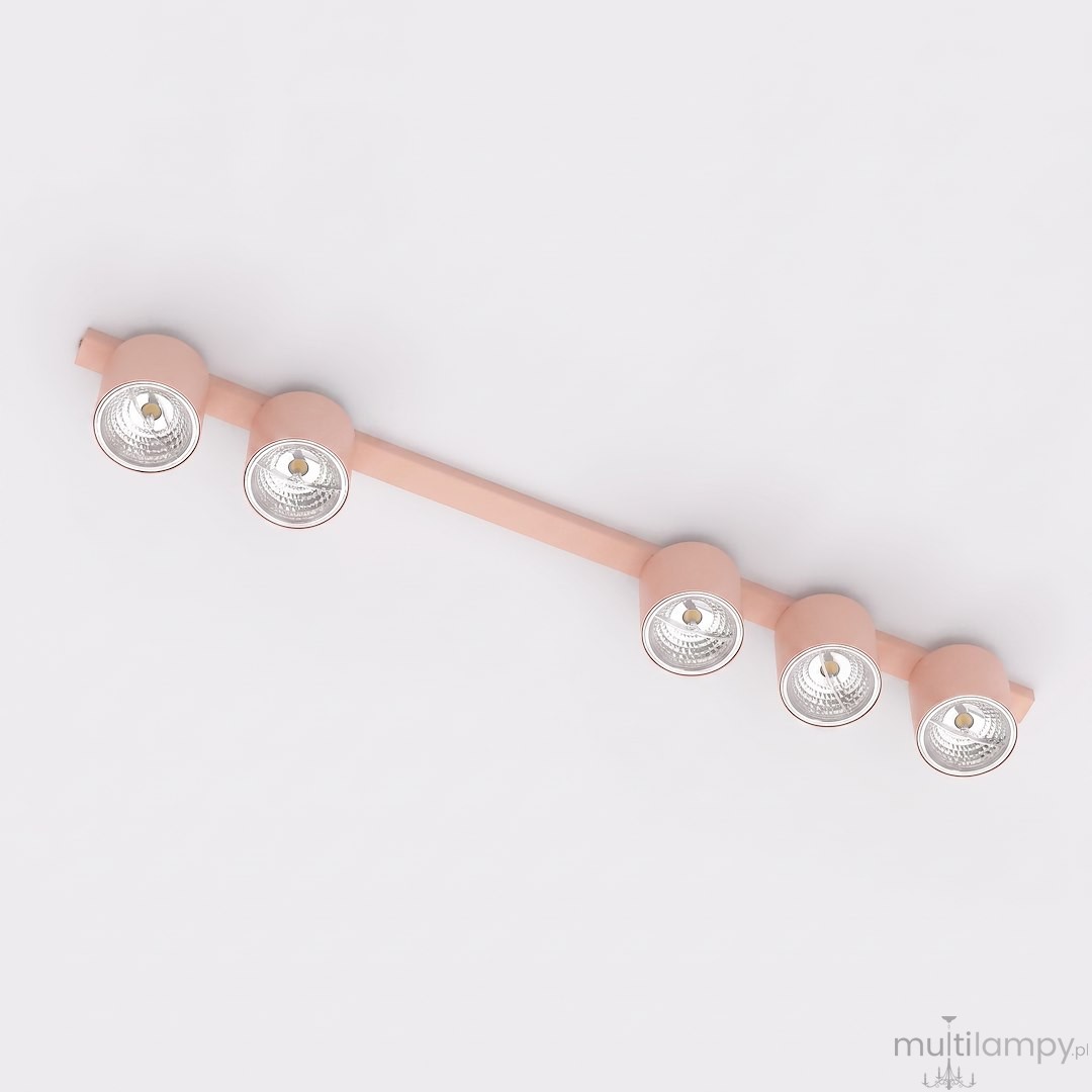 Nano lampa sufitowa 5xGU10 AR111 koral 1886/5